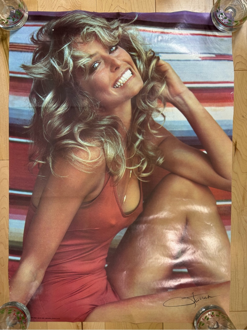 Vintage Farah Fawcett Poster